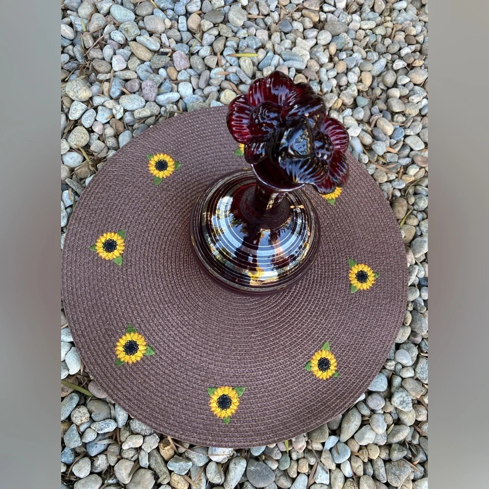 RARE DECO PLATINUM RINGS FENTON RUBY RARE DECO PLATINUM RINGS FENTON RUBY GLASS - Picture 6 of 7